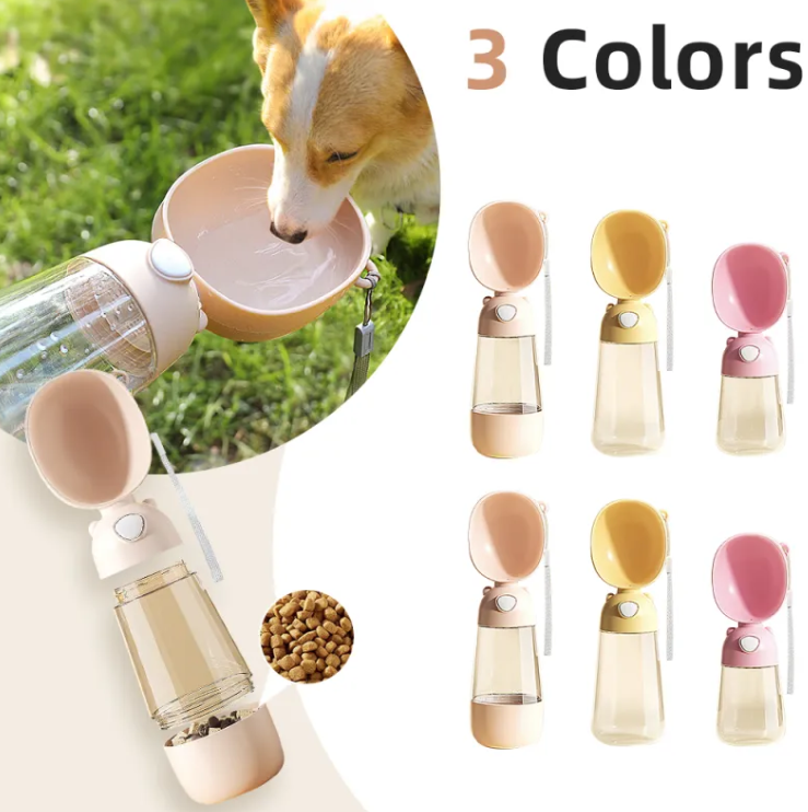 Botella de Agua Portátil para Perros