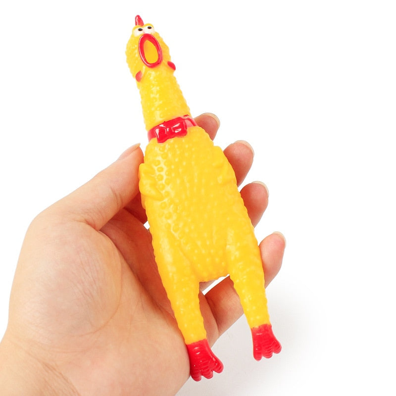 Juguete Pollo Chillón para Mascotas
