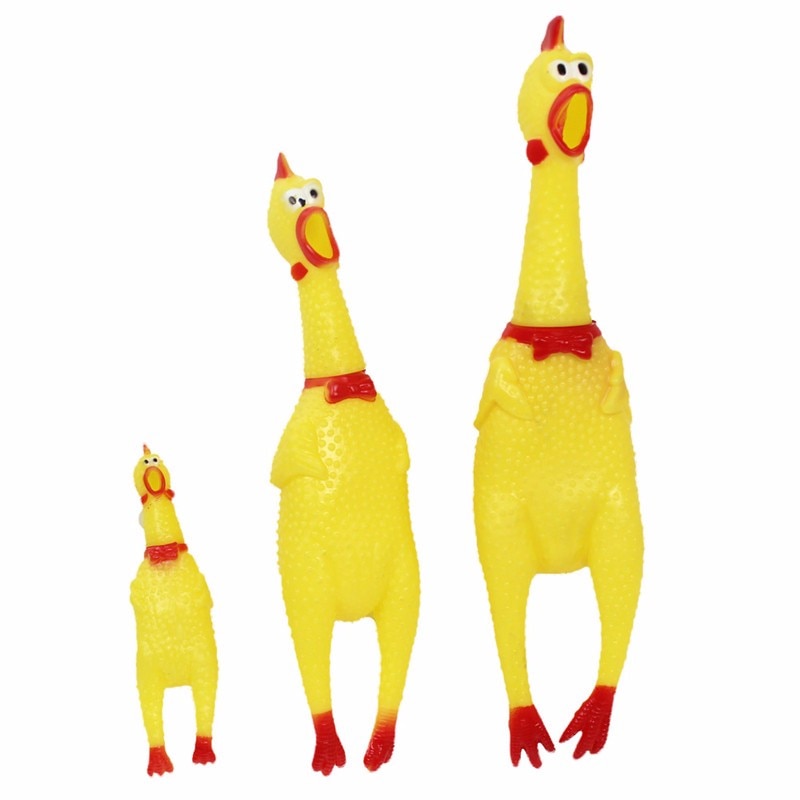 Juguete Pollo Chillón para Mascotas