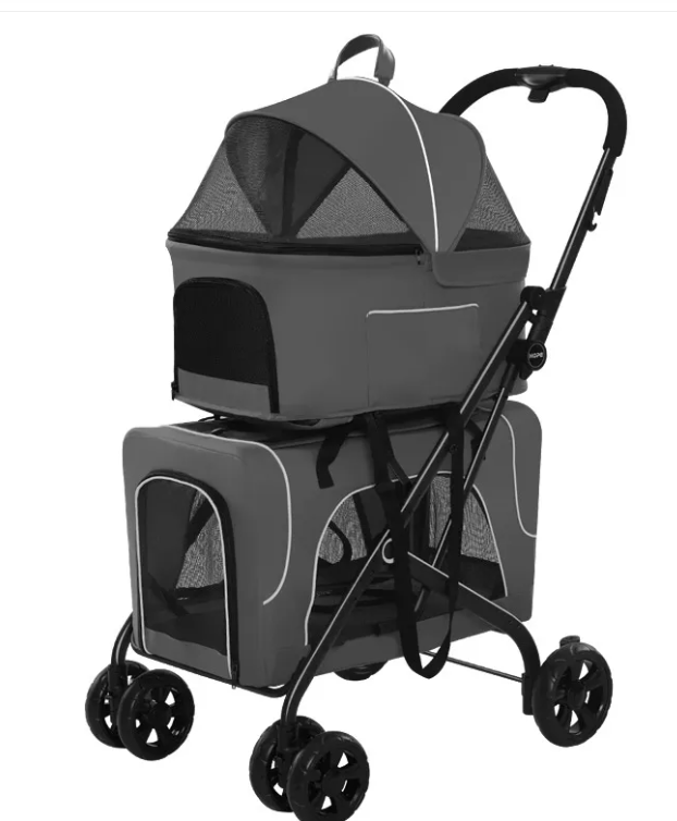 Carrito Plegable Ligero Para Perros Pequeños y Gatos