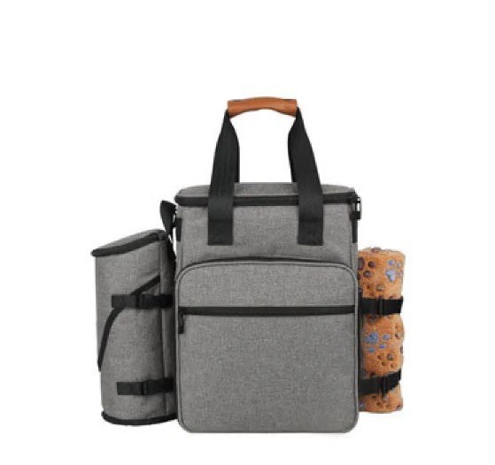 Bolso de Viaje para Mascotas - Mochila Multifuncional para Perros y Gatos